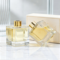 Bouteilles en verre givré vides de 200 ml pour diffuseur à bâtonnets, parfum d'ambiance et de chambre