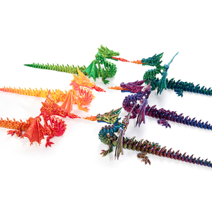 Vashine Jouets créatifs 3D en forme de dragon méca pour enfants, figurines d'action flexibles imprimées en 3D, jouets en PLA respectueux de l'environnement - Product Image 5