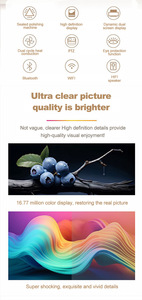 300แอนเอสไอแอลอีดีสมาร์ท A2PRO แอลซีดี4K 1080P การแก้ไขโฟกัสอัตโนมัติแอนดรอยด์12 <span class=keywords><strong>BT</strong></span> 5.0 WIFI 32GB โฮมเธียเตอร์แบบพกพา - Product Image 5