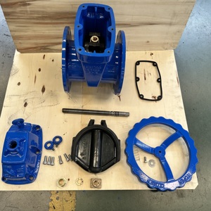 Các nhà sản xuất persta Hướng dẫn sử dụng van cổng sắt dễ uốn với mặt bích ghế kim loại kết nối để cấp nước - Product Image 6