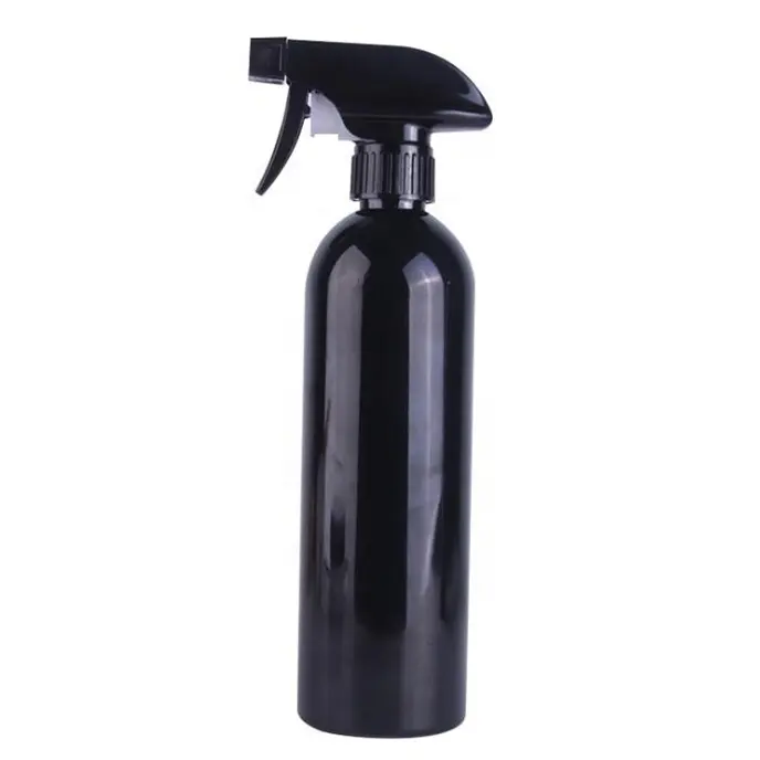 消臭剤包装ボトル用フルブラック500mlHDPEプラスチックスプレーボトル