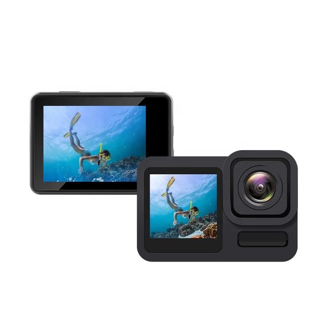 Dive Deep 10M Waterproof Sport Action Camera with WiFi, Dual-View Screens & 4K Vivid Underwater Photography