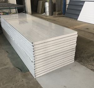 50 75 100 120 150 180 200mm Modern çevre dostu EPS sandviç çatı duvar yalıtım Walk-in dondurucu soğuk oda açık kullanım için - Product Image 1