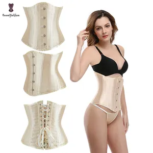 Corsetto Shaper corpo In acciaio nudo 24 con disossatura Xxs cingolo da donna In Colombia