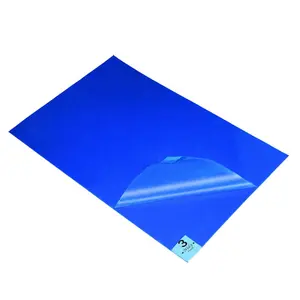 Clean Room Supplier Disposable Anti-Static Cleanroom Door Floor Sticky Mats ESD 30 Layers Blue 24X36 Sticky Mat For Hospital Use