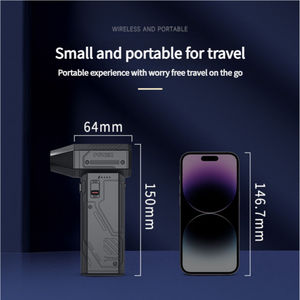 130000rpm ターボファン ブロワー 電動ブロワー 充電式 コンプレッサー エアダスター クリーナー 充電式 ポータブル ターボファン - Product Image 2