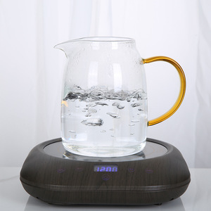 Tetera de Vidrio de Borosilicato Personalizada de 1L 1200ml, Juego de Tetera Hecho a Mano con Diseño Clásico, Ecológico, Transparente y Grande para Café y Té - Product Image 4