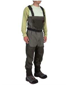 Waders de pêche à la mouche respirants de haute qualité à 3-5 couches avec poche zippée et <span class=keywords><strong>chaussettes</strong></span> imperméables pour hommes et femmes - Product Image 2