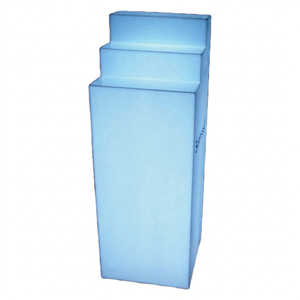Floor Acrylic Plinth Pedestal Display <b>Stand</b> with LED Light Cosmetic Display Rack for Makeup Store and Shop Shelf - Product Image 1