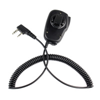 Retevis K-1 2 Pin Mini PTT Speaker Mic Untuk Radio Dua Arah RETEVIS PUXING WOUXUN TYT HYT BAOFENG Walkie-Talkie