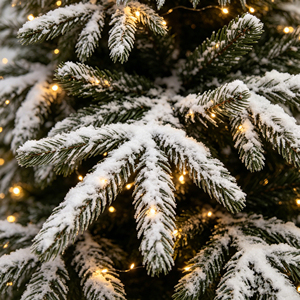 Árbol <span class=keywords><strong>de</strong></span> Navidad Artificial Blanco con Nieve Artificial, Ramas Densas Realistas, Decoración para Bodas, Eventos, Hogar y Festividades, Fabricante OEM - Product Image 5