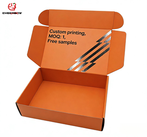EBB Wholesale Premium Cosmetics Corrugated Mailer Box Custom Kraft Paper Luxury Logo Printed Carton Eco-Friendly Heavy-Duty - Product Image 1