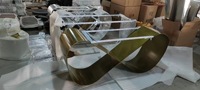 Pieds de table pour table à manger ronde moderne de luxe de haute qualité en marbre