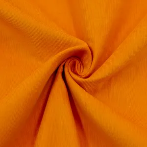 55 ''140gsm tessuto di velluto a coste giallo colore cotone velluto a coste tessuto per cucire tessuto di velluto a coste all'ingrosso per la consegna di vestiti a porta