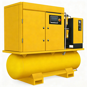 Compresor de Aire Industrial Portátil de 7.5KW, 4 en 1, Todo en Uno, 16 bar, 10HP, 11KW, 15KW, Compresor de Aire de Tornillo Eléctrico para Taller Automotriz - Product Image 3