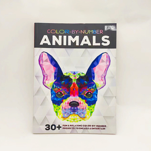 Couverture souple personnalisée adultes animaux dessin libros couleur <span class=keywords><strong>coloriage</strong></span> <span class=keywords><strong>livre</strong></span> d'activités par numéro pour enfant - Product Image 5