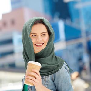 CCY 185*90cm Prêt Stock En Gros Musulman Hijabs Écharpes Islamiques Femmes Ethnique Coton Lin Long Châles Écharpes D'été Mince Écharpe - Product Image 5
