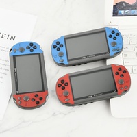 Console de jeu portable X7 à double joystick, écran tactile rétro de 4,3 pouces, style PSP pour enfants, batterie 5500 mAh, double langue, autre système d'exploitation, CN