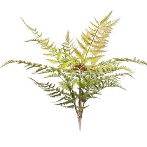 Fougères artificielles Greenway rouges et vertes, plante décorative d'intérieur et d'extérieur, 60 cm - Product Image 2