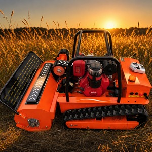 Free Shipping CE EPA Approved All Terrain RC Grass Cutter Garden Crawler <b>Remote</b> <b>Control</b> <b>Robot</b> Lawn Mower with Snow Blade - Product Image 3
