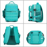 Sac à dos tactique unisexe moderne 9L en polyester Oxford imperméable avec fermeture éclair, idéal pour le sport et la mode (vente en gros)