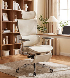 Silla de oficina ergonómica de malla ejecutiva Boss ajustable en altura con respaldo alto cómodo de lujo para largas horas de trabajo - Product Image 1