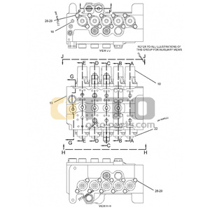 Otto ban đầu máy xúc 320C van điều khiển giá 1427668 2502488 2502489 2502490 1588200 van điều khiển máy xúc - Product Image 5