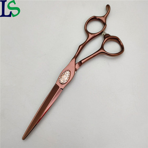 Tijeras planas de acero inoxidable para peluquería, tijeras japonesas para salón de belleza, nuevo diseño - Product Image 5