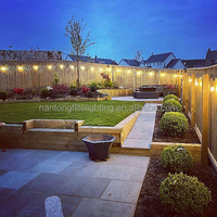 Guirlande lumineuse LED S14 de 10m, 15m, 20m avec ampoules à filament LED transparentes, étanche IP65, décoration de patio, jardin, balcon, CE ROHS