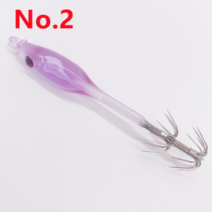 Hameçon japonais Blowgun Hook UV Flash pour la pêche au calmar et au seiche, appât artificiel dur, crevette en <span class=keywords><strong>bois</strong></span>, hameçon parapluie, deux par boîte - Product Image 3