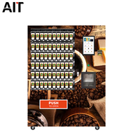 Distributeur automatique de café, lait, thé et aliments instantanés haut de gamme AIT avec écran tactile (22 pouces), gestion basée sur le cloud SDK