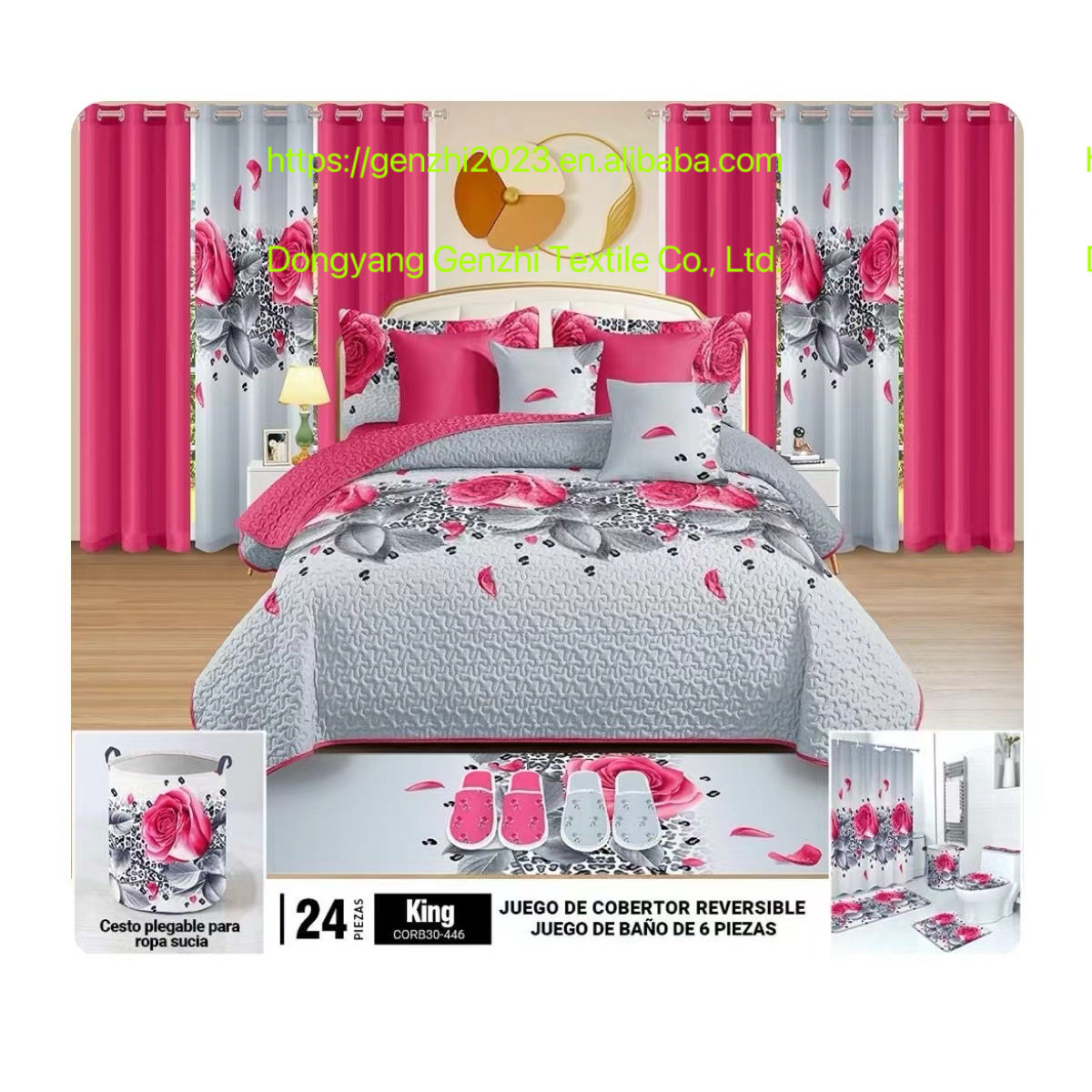 Confort de Lujo en Cada juegos de edredones a juego para baño para