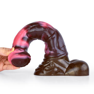 NNSX Dildo Cheval avec <span class=keywords><strong>Ventouse</strong></span>, Jouet Sexuel en Silicone Fantastique pour Femmes et Hommes, Grand Pénis Animal Réaliste, Dildo Gigantesque à Poussée pour Hommes Gays - Product Image 4