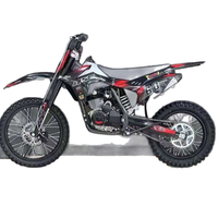 Motor Trail BOSUER CB250 223cc Zongshen Berpendingin Udara 16.3HP 5 Percepatan Peredam Kejut Airbag Garpu Terbalik 53mm Off Road Cross Country