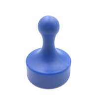 Aimant puissant en plastique coloré pour réfrigérateur, mini-aimant de bureau, aimant pour masque