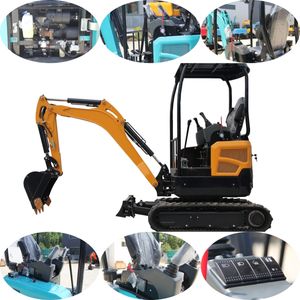 מחפר מיני 2 טון 1 טון EPA/CE/EURO משלוח חינם מחפר קומפקטי קטן מחיר זול סיטונאי אביזרים דלי במבצע - Product Image 6