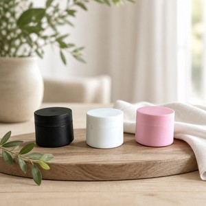 Envase para Exfoliante Labial, Tarro Cosmético de Doble Pared, Envase de Maquillaje Personalizado, Tarro de Crema de Plástico de Lujo con Tapa - Product Image 1