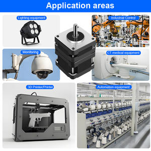 มอเตอร์สเต็ป <span class=keywords><strong>Nema16</strong></span>แบบไฮบริดผสม <span class=keywords><strong>NEMA16</strong></span>พร้อมมอเตอร์สเต็ป DC พร้อมกล่องเกียร์มอเตอร์ DC สำหรับเครื่องพิมพ์12V HB - Product Image 5