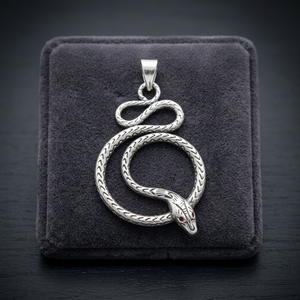 Colgante con Forma de Serpiente al por Mayor, Joyería de Plata de Ley 925, Regalo para Hombres, Mujeres y Niños - Product Image 3