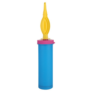 Pompe à air manuelle Xijiale, couleurs macaron, gonfleur de ballons portable en plastique, type à pousser, embout universel - Product Image 4