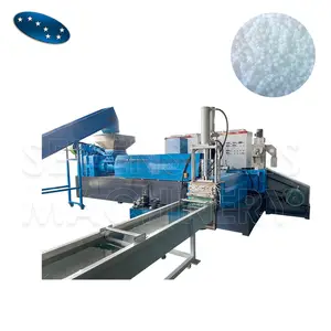 Machine de granulation de film PP PE de matériau humide, Machine de recyclage de plastique/ligne de granulation de plastique