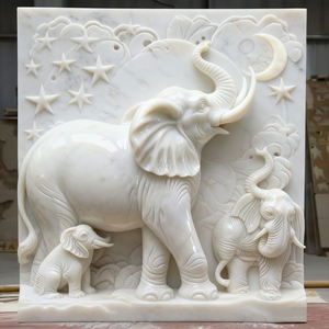 Estatua <span class=keywords><strong>de</strong></span> cabeza <span class=keywords><strong>de</strong></span> elefante <span class=keywords><strong>de</strong></span> mármol blanco grande decoración clásica personalizada escultura <span class=keywords><strong>de</strong></span> pared <span class=keywords><strong>de</strong></span> cabeza <span class=keywords><strong>de</strong></span> Animal gigante hecha a mano para uso en museos <span class=keywords><strong>de</strong></span> interior - Product Image 3
