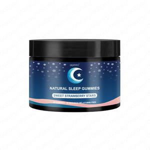 Gomas Naturais para Dormir 60 Unidades Sabor Morango Doce com Raiz de Valeriana, Extrato de Passiflora, L-Teanina, Magnésio para Alívio do Estresse e Recuperação Muscular - Product Image 5