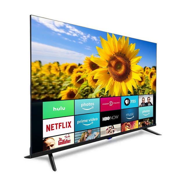 Full HD LED Smart TV Custom Logo Brand43/50/55/65/75/85/100 Inch Televisores Qled 100 Pulgadas Android 14 Wi-Fi Built-In Speaker