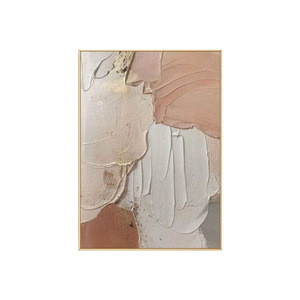 Quadro Decorativo per Soggiorno, Parete di Fondo Divano, Arte Testurizzata, Stampa a Getto d'Inchiostro, Semplice, per B&B e Hotel, Dipinto a Mano con Cornice - Product Image 5