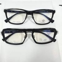 Déstockage Lunettes en acétate carrées de haute qualité Cadres de lunettes en acétate patchwork pour hommes et femmes Stock mixte en gros