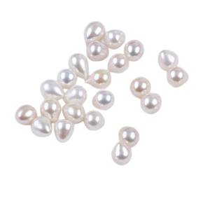 Perlas Keshi de Agua Dulce Naturales de Zhuji de 9-10 mm, Perlas Barrocas con Cola de Edison para Joyería DIY, Material de Perlas Sueltas - Product Image 5