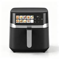 Friteuse à air numérique multifonctionnelle sans huile grande capacité 6,5 L, cuisson rapide, offre spéciale