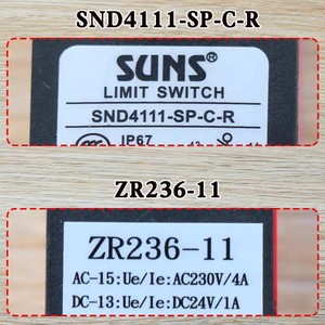 Interruptor de Límite Suns SND4111-SP-C-R IP67 para Aplicaciones Industriales en Elevadores - Product Image 5