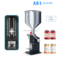 Machine de remplissage manuelle quantitative de liquides A03, capacité de 5 à 50 ml, 100 ml, pour lotion, huile, boissons, produits chimiques, pneumatique, verre
